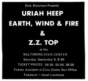 Uriah Heep / Earth, Wind & Fire / ZZ Top on Sep 8, 1973 [129-small]