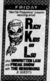 RKL / Unwritten Law / Freak Show (US) / Neighbors on Jan 28, 1994 [174-small]