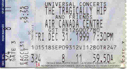 Hayden / The Mahones / The Tragically Hip / Skydiggers / Rheostatics / Starling / Chris Brown & Kate Fenner on Dec 31, 1999 [366-small]