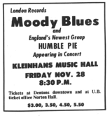 The Moody Blues / Humble Pie on Nov 24, 1969 [450-small]