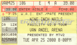 Nine Inch Nails / A Perfect Circle on Apr 25, 2000 [509-small]