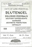 Blutengel / Decoded Feedback / Solitary Experiments / Cephalgy / Aesthetic Perfection / Agonize on Nov 12, 2005 [577-small]