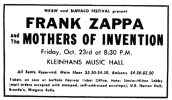 Frank Zappa / The Mothers Of Invention on Oct 23, 1970 [617-small]