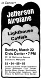 Jefferson Airplane / Lighthouse / Catfish on Mar 22, 1970 [742-small]