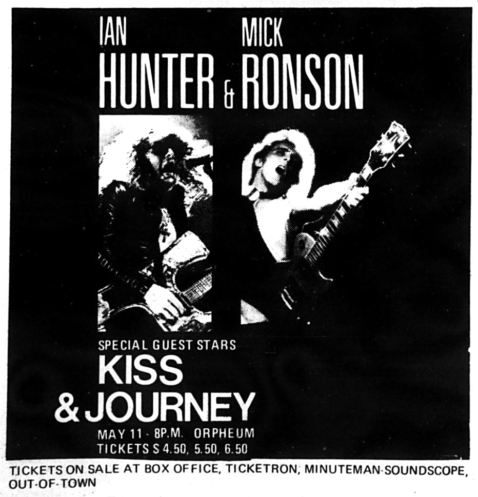 Mick Ronson Concert & Tour History | Concert Archives