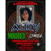tags: Anvil Chorus, Mordred, Cantell, Berkeley, California, United States, Gig Poster, Cornerstone Berkeley - Anvil Chorus / Mordred / Cantell on Mar 12, 2020 [142-small]