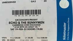 tags: Ticket - Echo & the Bunnymen / DJ Alan McGee on Feb 19, 2022 [776-small]