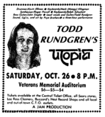 Todd Rundgren / Utopia on Oct 26, 1974 [217-small]