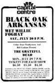 Black Oak Arkansas / Wet Willie / Foghat on Jul 20, 1974 [399-small]