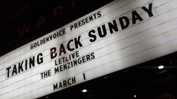 tags: The Menzingers, Taking Back Sunday, letlive., San Francisco, California, United States, Gig Poster, The Warfield - Taking Back Sunday / letlive / The Menzingers on Mar 1, 2015 [541-small]