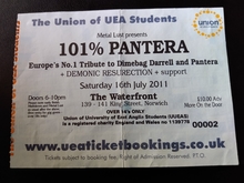 101% Pantera / Demonic Resurrection / Shrapnel on Jul 16, 2011 [888-small]