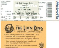 U S Bank Broadway Series presents DISNEY'S THE LION KING on Apr 21, 2017 [391-small]