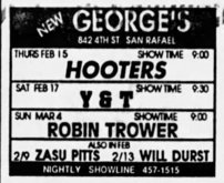 The Hooters / Nuclear Valdez on Feb 15, 1990 [096-small]
