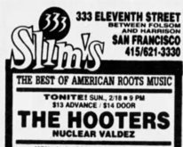 The Hooters / Nuclear Valdez on Feb 18, 1990 [105-small]