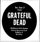 Grateful Dead on Sep 17, 1972 [769-small]