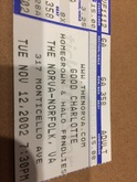 Good Charlotte w/ Homegrown & The Halo Friendlies on Nov 12, 2002 [211-small]