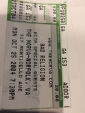 Rise Against / Bad Religion on Oct 25, 2004 [305-small]