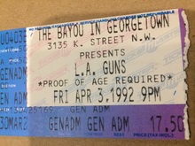 L.A. Guns on Apr 3, 1992 [335-small]