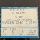 ZZ Top on Dec 12, 1985 [913-small]