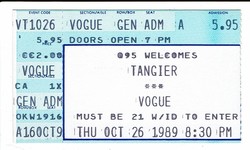 Tangier / Filthy Rich on Oct 26, 1989 [452-small]
