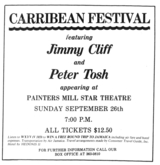 Jimmy Cliff / Peter Tosh on Sep 26, 1982 [209-small]