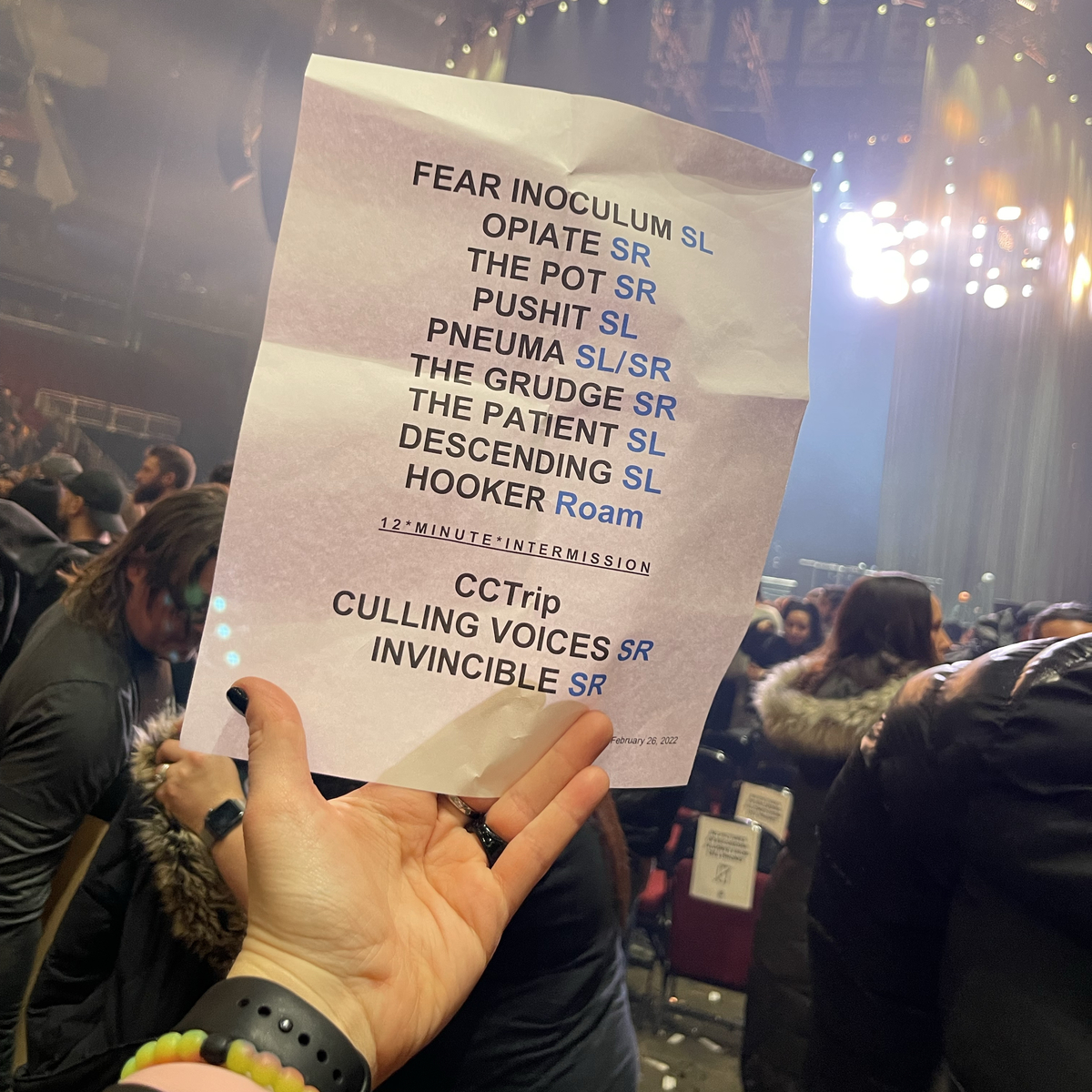 Feb 26, 2022 Tool at Prudential Center Newark, New Jersey, United