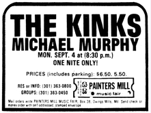 The Kinks / Michael Murphy on Sep 4, 1972 [590-small]