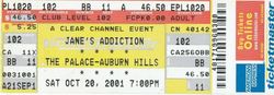 Jane's Addiction / Live / Femi Kuti on Oct 20, 2001 [950-small]