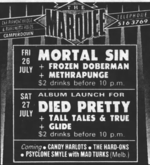 Died Pretty / Tall Tales And True / Glide on Jul 27, 1991 [733-small]