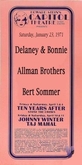 Delaney Bonnie & Friends / Allman Brothers Band / Bert Sommer on Jan 23, 1971 [807-small]