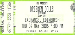 The Dresden Dolls / Devotchka / Bang On / William Douglas And The Wheel on May 4, 2006 [593-small]