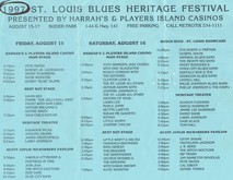 1997 St Louis BLUES HERITAGE FESTIVAL presented by Harrah's & Players Island Casino                                                           on Aug 15, 1997 [731-small]