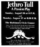 Jethro Tull / Livingston Taylor on Aug 26, 1973 [866-small]