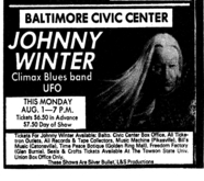 Johnny Winter / Climax Blues Band / UFO on Aug 1, 1977 [900-small]