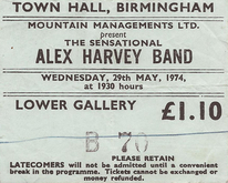 Sensational Alex Harvey Band on May 29, 1974 [929-small]