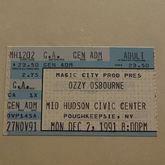 Ozzy Osborne / Prong on Dec 2, 1991 [009-small]