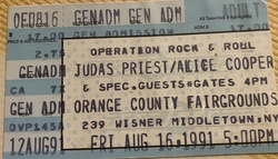 Judas Priest / Alice Cooper / Dangerous Toys / Metal Church on Aug 16, 1991 [029-small]