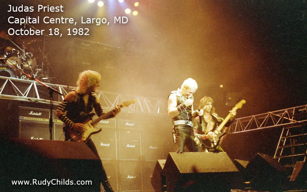 Oct 18, 1982 Judas Priest / Iron Maiden at Capital Centre Landover, Maryland, United States