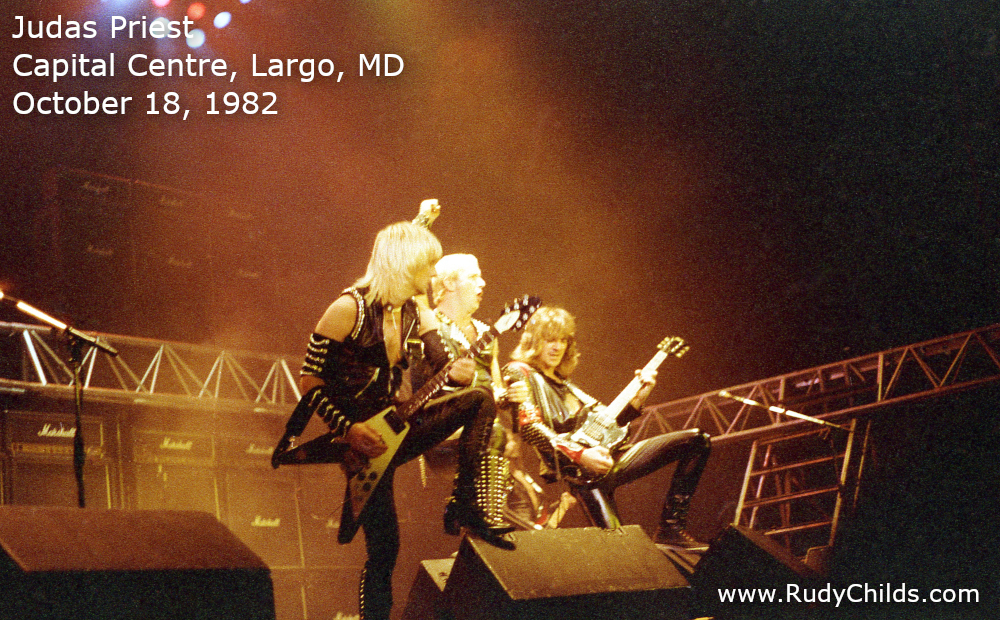 Oct 18, 1982 Judas Priest / Iron Maiden at Capital Centre Landover, Maryland, United States