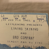 Lynyrd Skynyrd / Bad Company on May 9, 1992 [815-small]