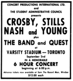 Crosby Stills Nash & Young / The Band / Quest on Sep 2, 1974 [465-small]