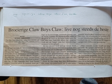 Claw Boys Claw on Nov 27, 1994 [654-small]