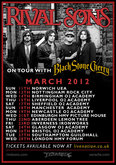 TOUR POSTER, Rival Sons / Black Stone Cherry on Mar 17, 2012 [732-small]