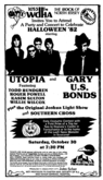 Todd Rundgren / Utopia / Gary U.S. Bonds / Southern Cross on Oct 30, 1982 [762-small]
