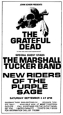 Grateful Dead / Marshall Tucker Band / New Riders of the Purple Sage on Sep 3, 1977 [985-small]