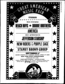 The Beach Boys / Doobie Brothers / Jefferson Starship / New Riders of the Purple Sage / America / Stanky Brown Group on Sep 2, 1975 [009-small]