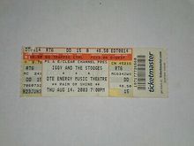 Iggy & the Stooges / Sonic Youth / The Von Bondies on Aug 25, 2003 [604-small]