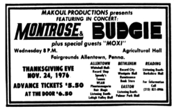 Montrose / Budgie / Moxi on Nov 24, 1976 [613-small]