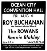 Roy Buchanan / The Rowans / Ronnie Blakley on Aug 6, 1976 [638-small]