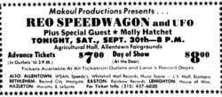 REO Speedwagon / UFO / Molly Hatchet on Sep 30, 1978 [654-small]